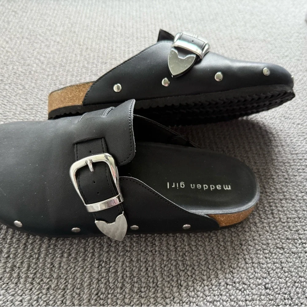 Black Studded Slip-On Shoes - Picture 5 of 5